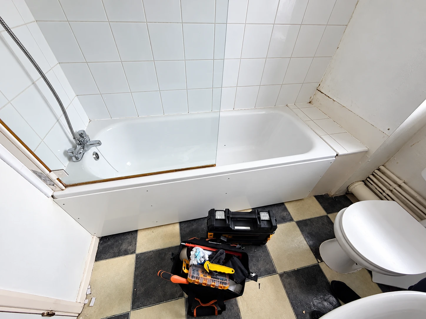 Bathroom plumbing maintenance