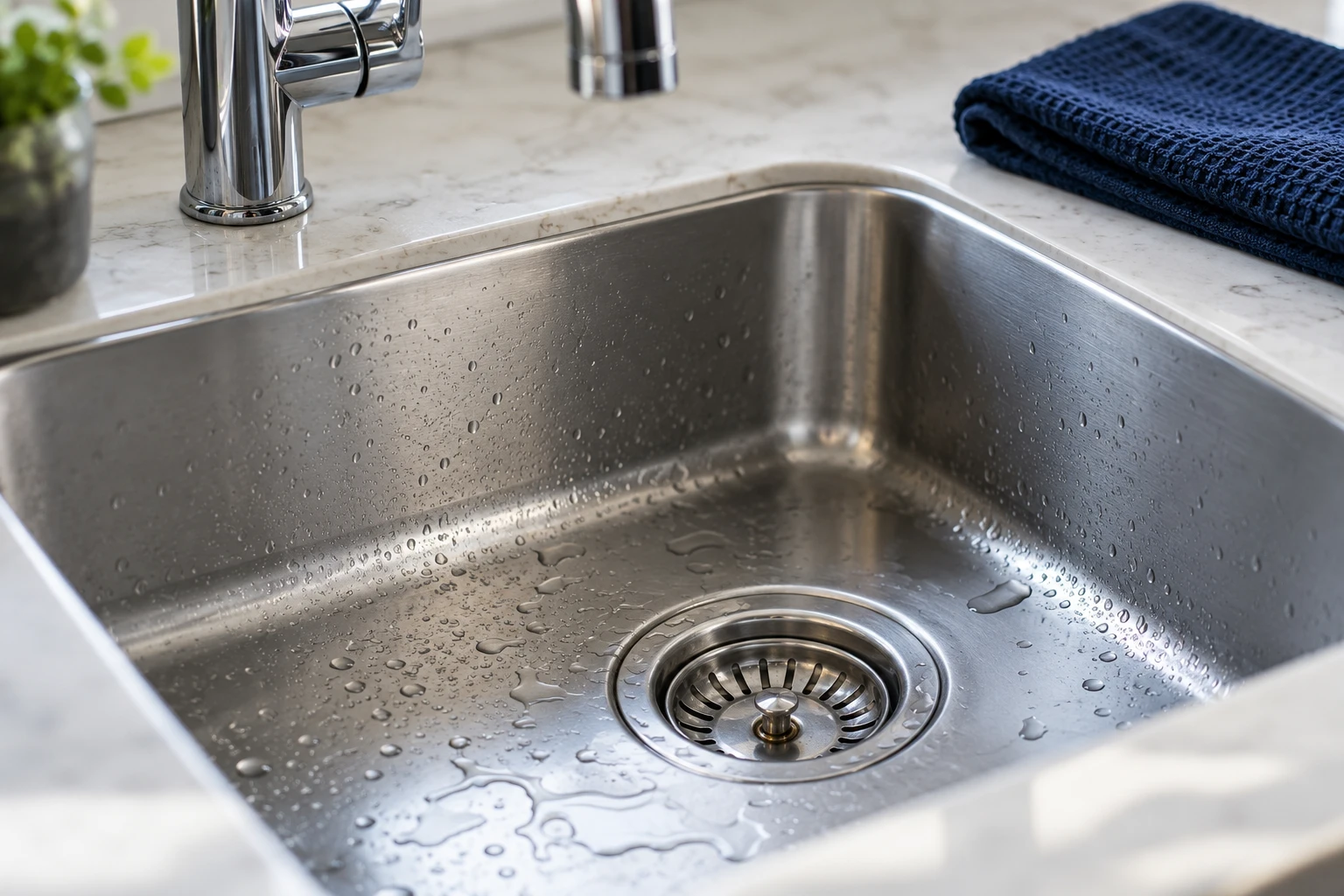 Kitchen sink waste and drainage