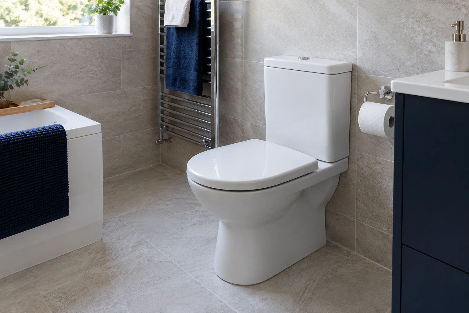 Bathroom toilet fixture
